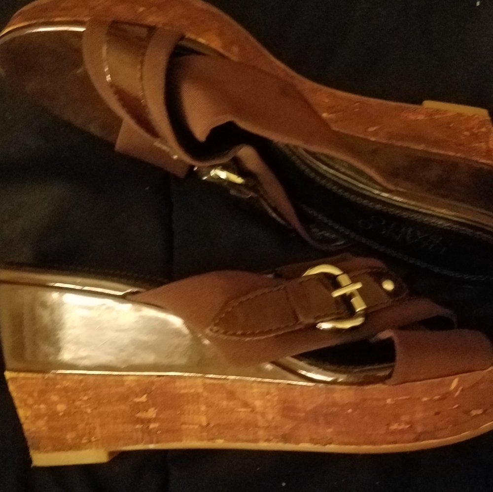 Franco Sarto Wedge Sandals 8.5 M